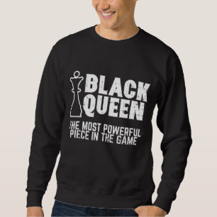 Sudadera Reina negra más poderosa de ajedrez de África occi