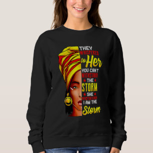 Sudadera Reina negra natural afroamericana soy el
