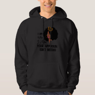Sudadera Reina Negra Señora Rizada Afro Natural Afroamerica