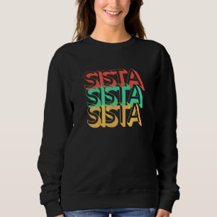 Sudadera Reina sista Melanin: mujeres africanas de clase al