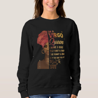 Sudadera Reinas de Virgo Tienen 3 Lados Nacen En Ago 24 Sep