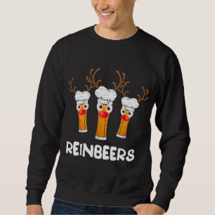 Sudadera Reinbeers Navidades divertidos de cerveza de reno