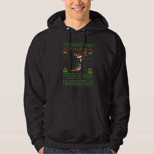 Sudadera Reindeer Santa Hat coincidiendo con célebre ave de