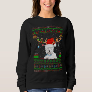 Sudadera Reindeer Santa Hat coincidiendo con Navidades feas