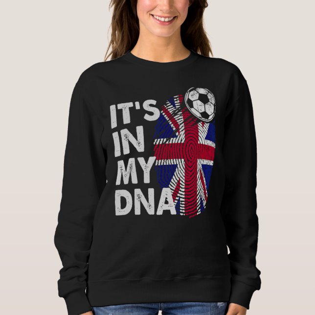 Sudadera Reino Unido En Mi Adn British Flag Team Uk (Anverso)