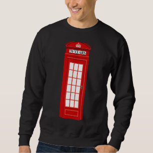 Sudadera Reino Unido Londres Red Phone Box Boo