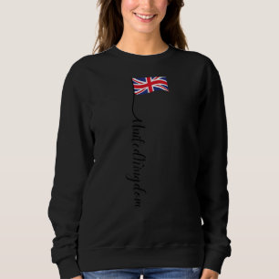 Sudadera Reino Unido Uk Bandera Union Jack asta O