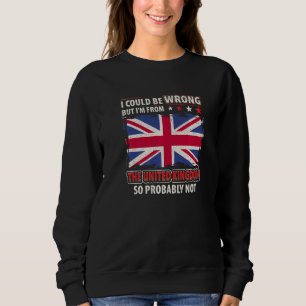 Sudadera Reino Unido Union Jack Banderas de países del mund