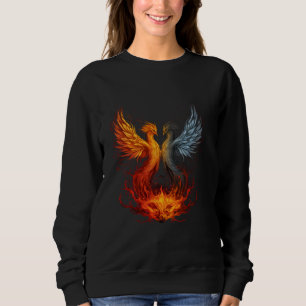 Sudadera Rejuvenecimiento Fénix Renace arte mítico de aves