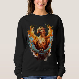 Sudadera Rejuvenecimiento Fénix Renace arte mítico de aves