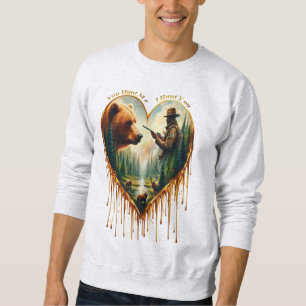 Sudadera Relación entre el oso pardo y el venado de Hunter