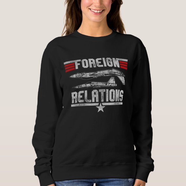 Sudadera Relaciones internacionales (Anverso)