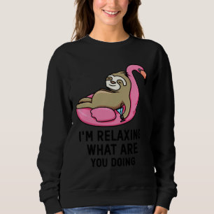 Sudadera Relajado Sloth Funny