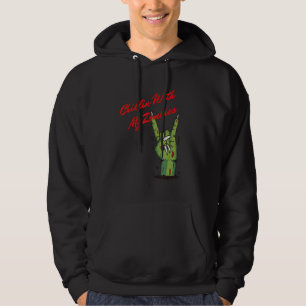 Sudadera Relajándome Con Mi Disfraz De Halloween De Zombies