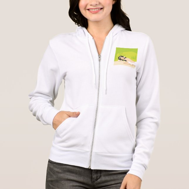 Sudadera Relajante Spa Zen Mujer Bienestar Tropical (Anverso)
