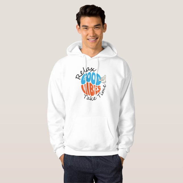 Sudadera Relájate Buenos Momentos Toma Tiempo (Anverso completo)