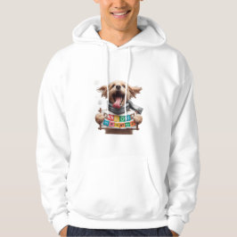 Sudadera "¡Relájate, es invierno! Letrero de perro con letr