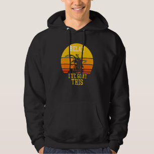 Sudadera Relájate, tengo cabra Esto Cabra de granja linda