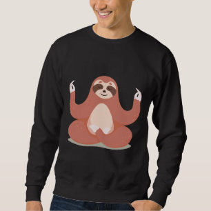 Sudadera Relájese con la loza del yoga