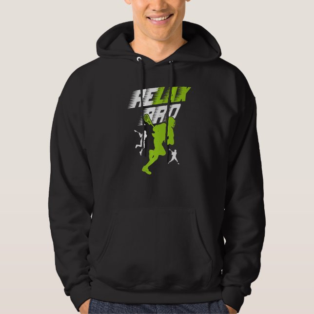 Sudadera Relax Bro Lacrosse Sport Team Game Highschool Coll (Anverso)