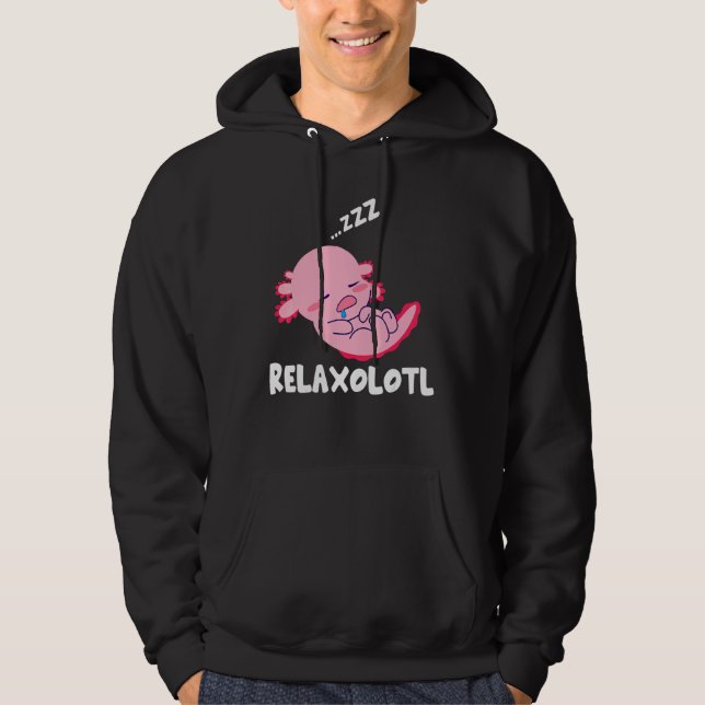 Sudadera Relaxolotl Lazy Sleeping Baby Axolotl P (Anverso)