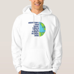 Sudadera Religión Amor Libertad La gente Planeta Tierra