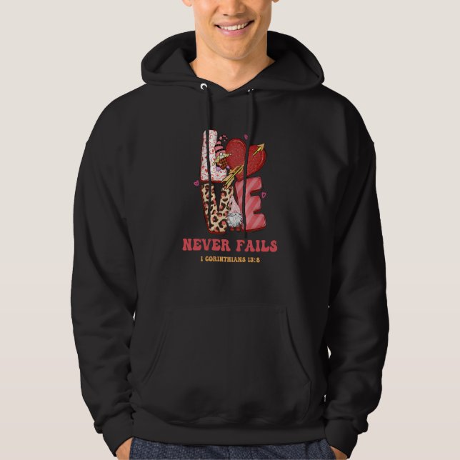 Sudadera Religious Valentines Christian Bible Church Love N (Anverso)