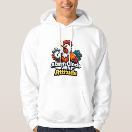 Sudadera Reloj de alarma con actitud, cita de tostadora.