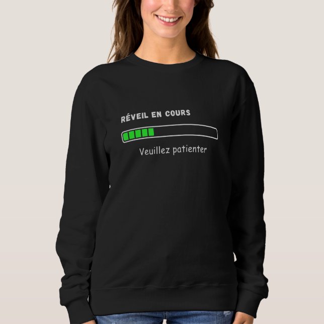 Sudadera Reloj de alarma, espere (Anverso)