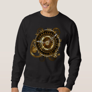 Sudadera Reloj de vapor con engranajes antiguos