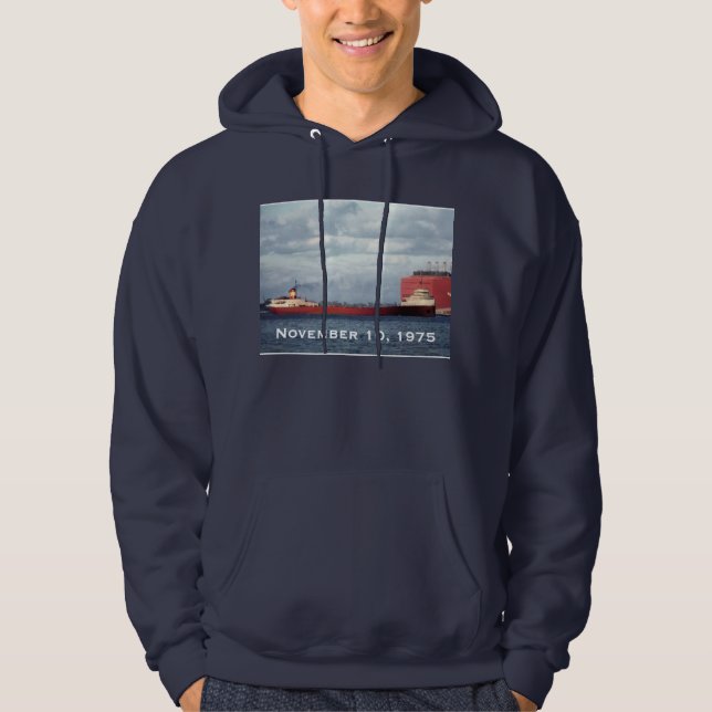 Sudadera Remember the Edmund Fitzgerald 11/10/75 (Anverso)