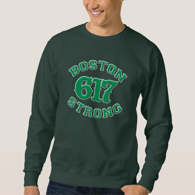 Sudadera Remiendo FUERTE 3D de BOSTON 617 (Anverso)
