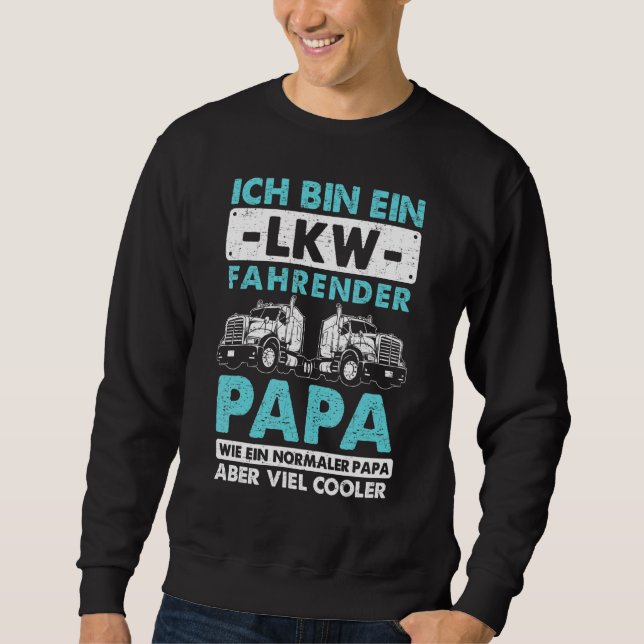 Sudadera Remo del Día del Padre del chofer del camión de Ic (Anverso)