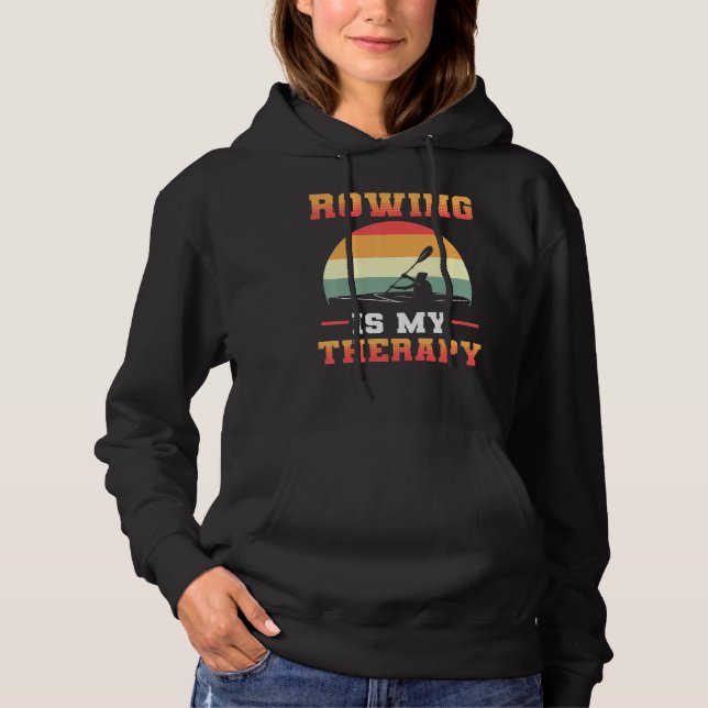 Sudadera Remo es mi fila de la ducha de la terapia (Anverso)