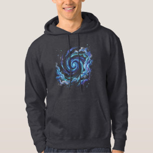 Sudadera Remolino de Galaxia Cósmica Abstracto