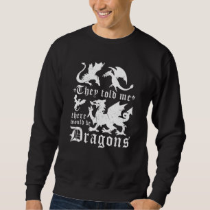 Sudadera Ren Faire Habría Dragones, Gracioso Renacimiento