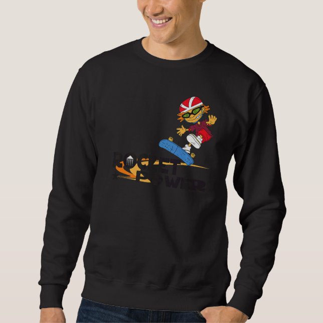 Sudadera Ren y Stimpy Otto's Skateboard Tricks (Anverso)