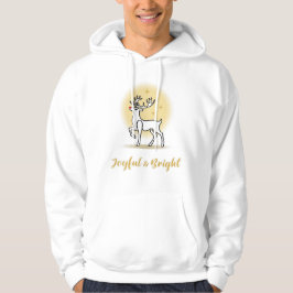 Sudadera Reno de Navidad Alegre y Brillante
