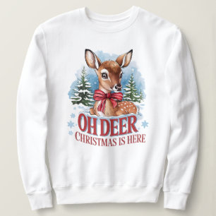 Sudadera Reno de Navidad festivo vintage