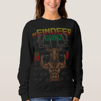 Sudadera Reno Gainz Brodolf Navidades feos Gimnasio de sudo