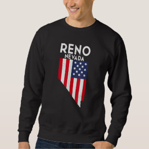 Sudadera Reno Nevada EE. UU. Estado América Viajes Nevadan