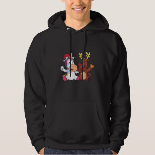 Sudadera Reno Rudolph Navidad Reno Nariz Roja Unicornio G
