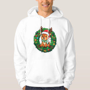Sudadera Renos festivos en guirnalda