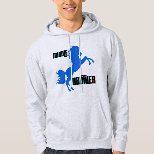 Sudadera Reparación de caballos del Hermano Medio (Anverso)