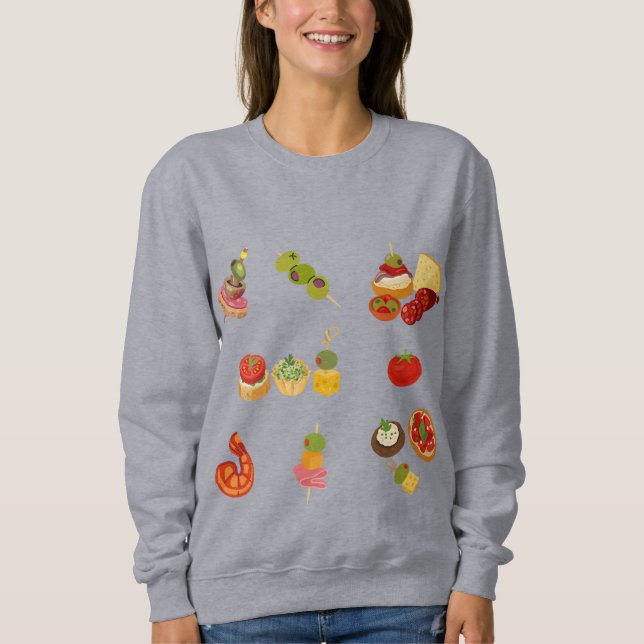 Sudadera Repartir Tapas Españolas (Anverso)