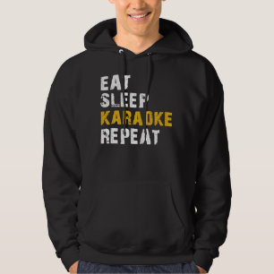 Sudadera repetición de karaoke de sueño