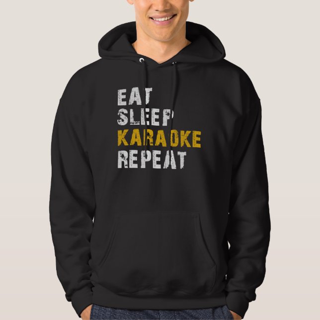 Sudadera repetición de karaoke de sueño (Anverso)