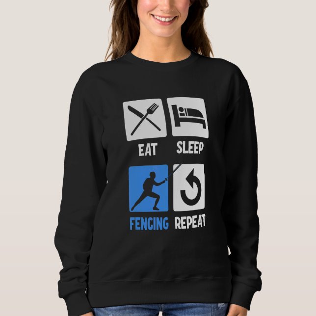 Sudadera Repetición de la grieta de sueño (Anverso)