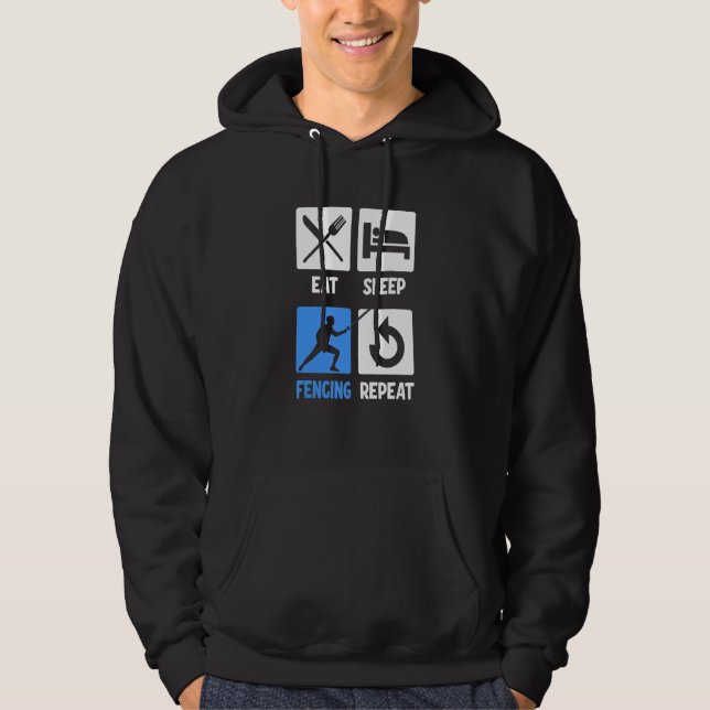 Sudadera Repetición de la grieta de sueño (Anverso)