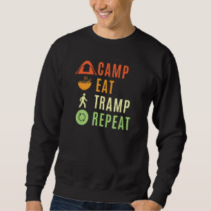 Sudadera Repetición de la pista de consumo del campamento